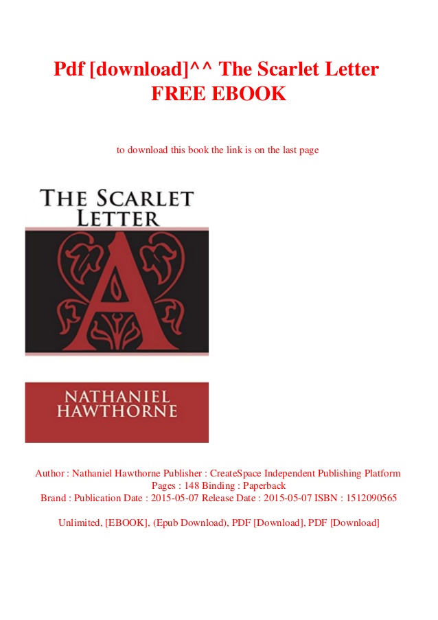 Scarlet letter pdf chapter 1